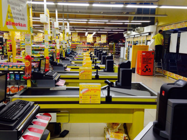Cashguard en Alimerka