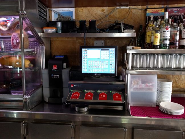 CashGuard en restaurante Casa Casimiro