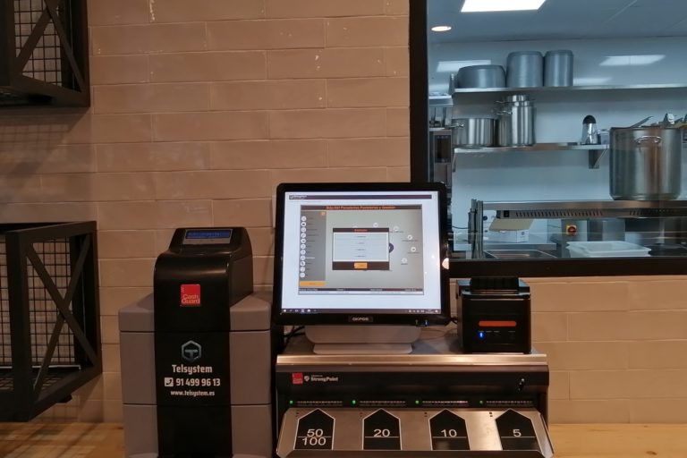 Instalacion CashGuard en Restaurante La Cocina de Charly Telsystem Distribuidor Oficial CashGuard-en-Restaurante